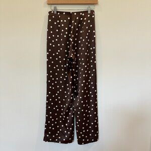 ZARA Brown Polka Dot Pants